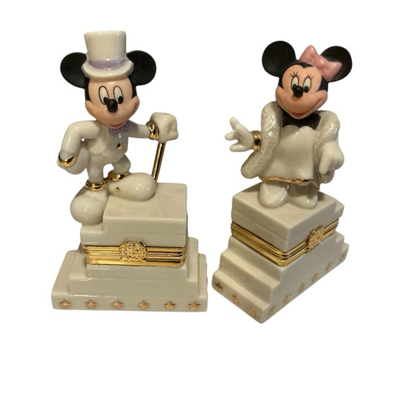 Lenox Disney Mickey and Minnie 75th anniversary treasure box Limoges box of 2